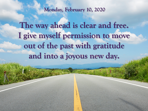 Affirmation for Monday, February 10, 2020