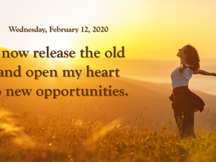Affirmation for Wednesday, February 12, 2020