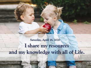 Affirmation for Saturday, April 18, 2020