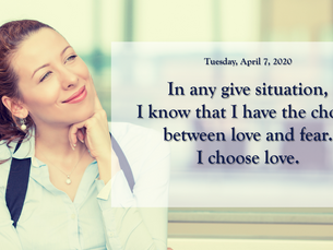Affirmation for Tuesday, April 7, 2020