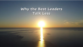 Sunrise over calm ocean representing the power of talking less and creating space