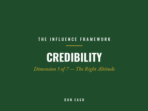 Credibility vs. Expertise: Why Being the Best Isn't Enough