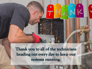 Thank you to all of the technicians keeping things running!