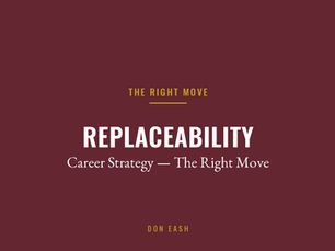 Replaceability Is the Runway: Why the Irreplaceable Get Stuck