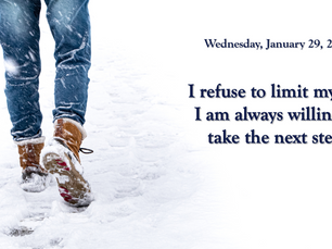 Affirmation for Wednesday, January 29, 2020