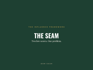 Two Low Scores, One Problem: The Seams
