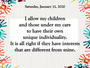 Affirmation for Saturday, January 11, 2020