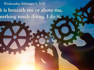 Affirmation for Wednesday, February 5, 2020
