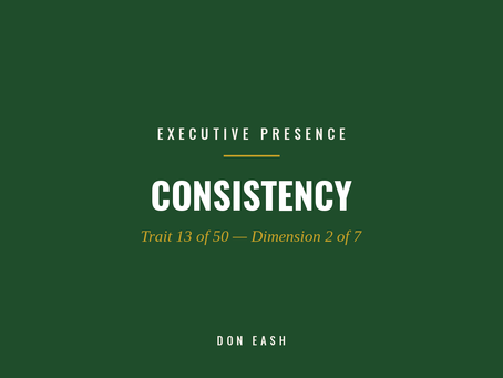 Consistency — Trait 13 of 50