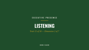 Listening — Trait 15 of 50