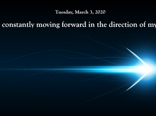 Affirmation for Tuesday, March 3, 2020