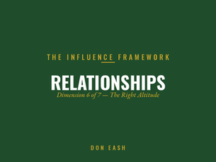 Relationships: Why Being Liked Isn't the Same as Having Influence