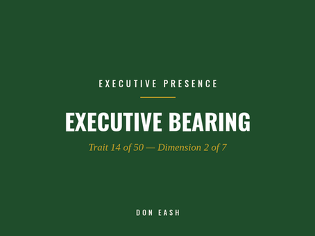 Executive Bearing — Trait 14 of 50