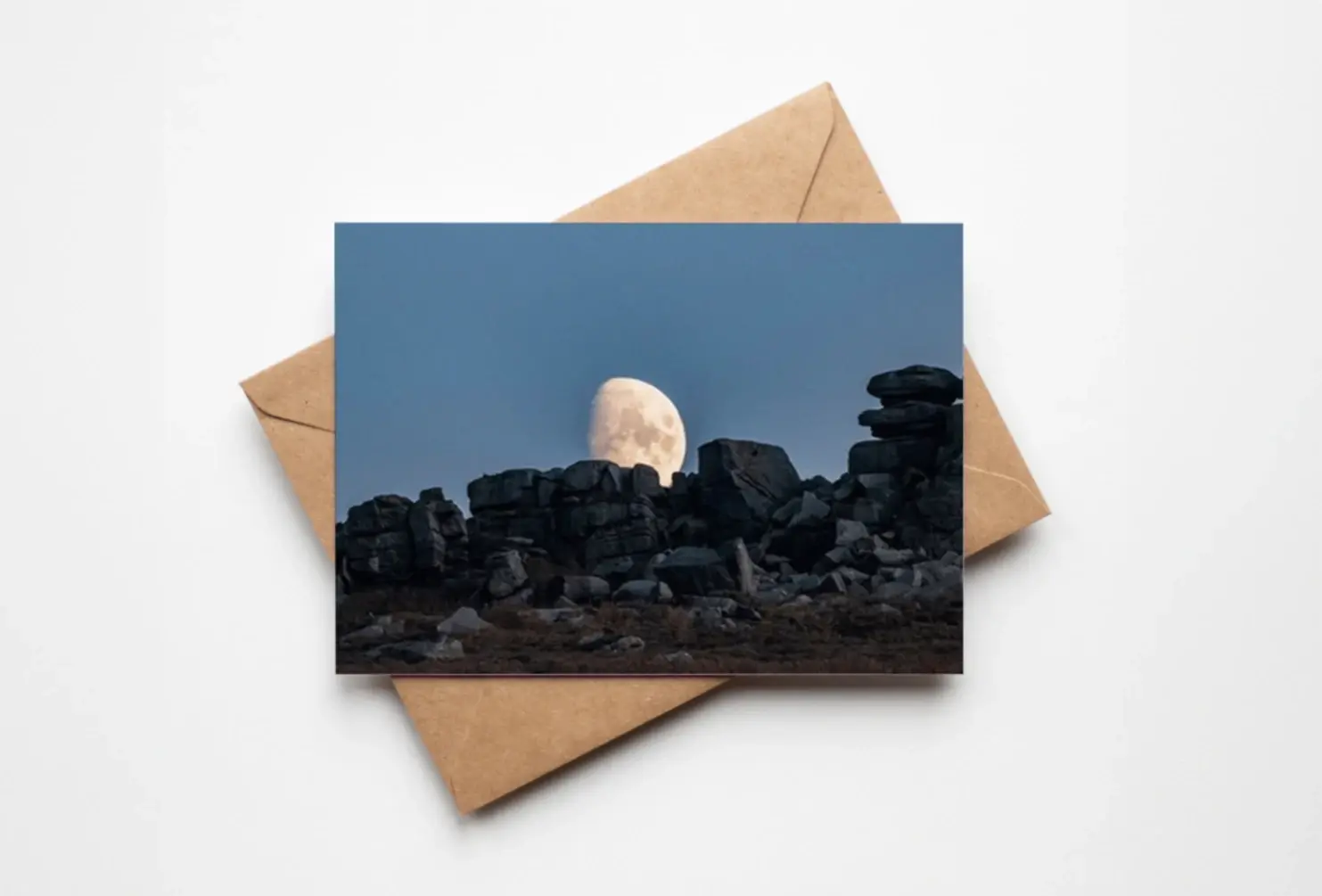 Moonrise over Millstone Edge