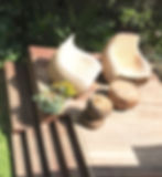 Private garden deck