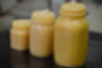 Thumbnail: Beeswax Mason Jar Candles side view