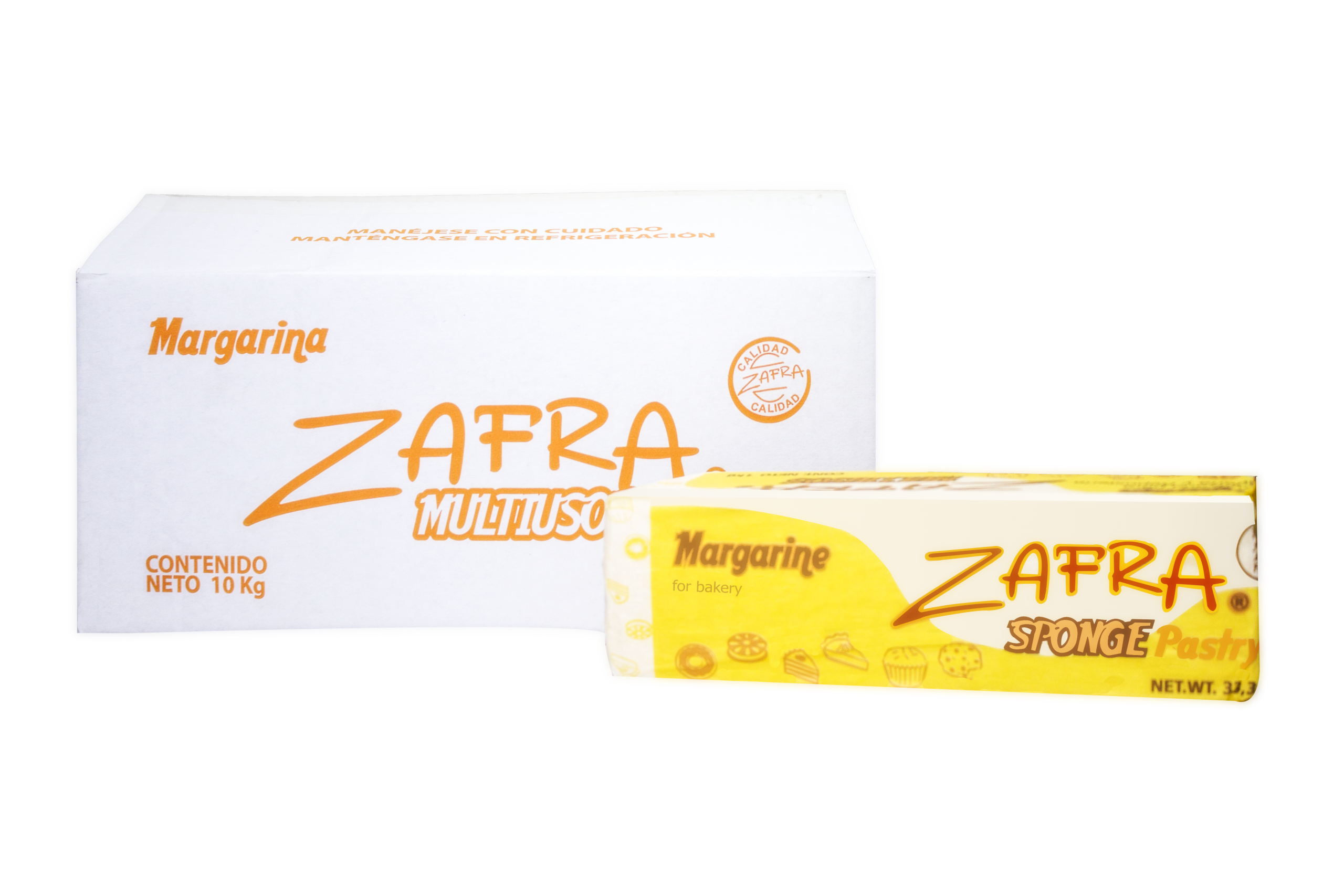 Zafra Margarina Multiusos 10 pz 1kg (Caja)