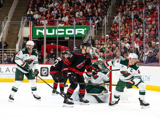 The Carolina Hurricanes defeated the Minnesota Wild on Thursday night, 4-3.