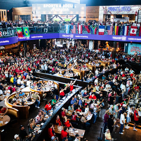 World Cup Fans Fill Texas Live for Electric Knockout Round Atmosphere