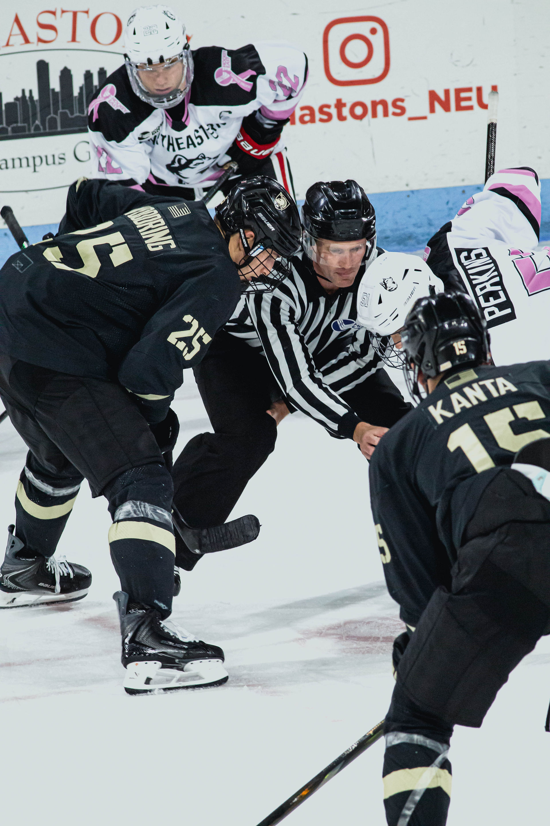 Northeastern and Army | Photos by Holly Arend 