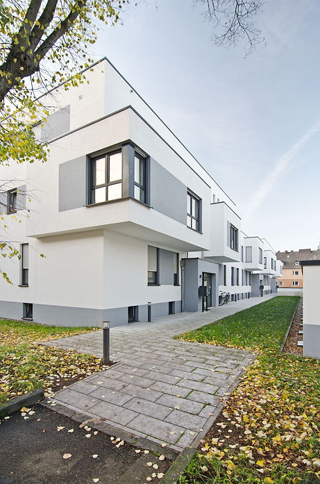 Aussenansicht Erschliessungsweg
