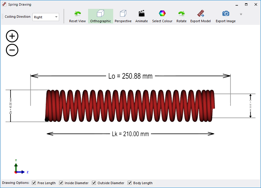 Modelling a Complex Spring in Spring Calculator Professional