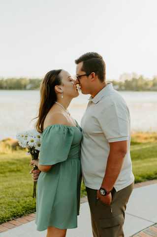 Couple Photoshoot at sunset in Orlando, Florida