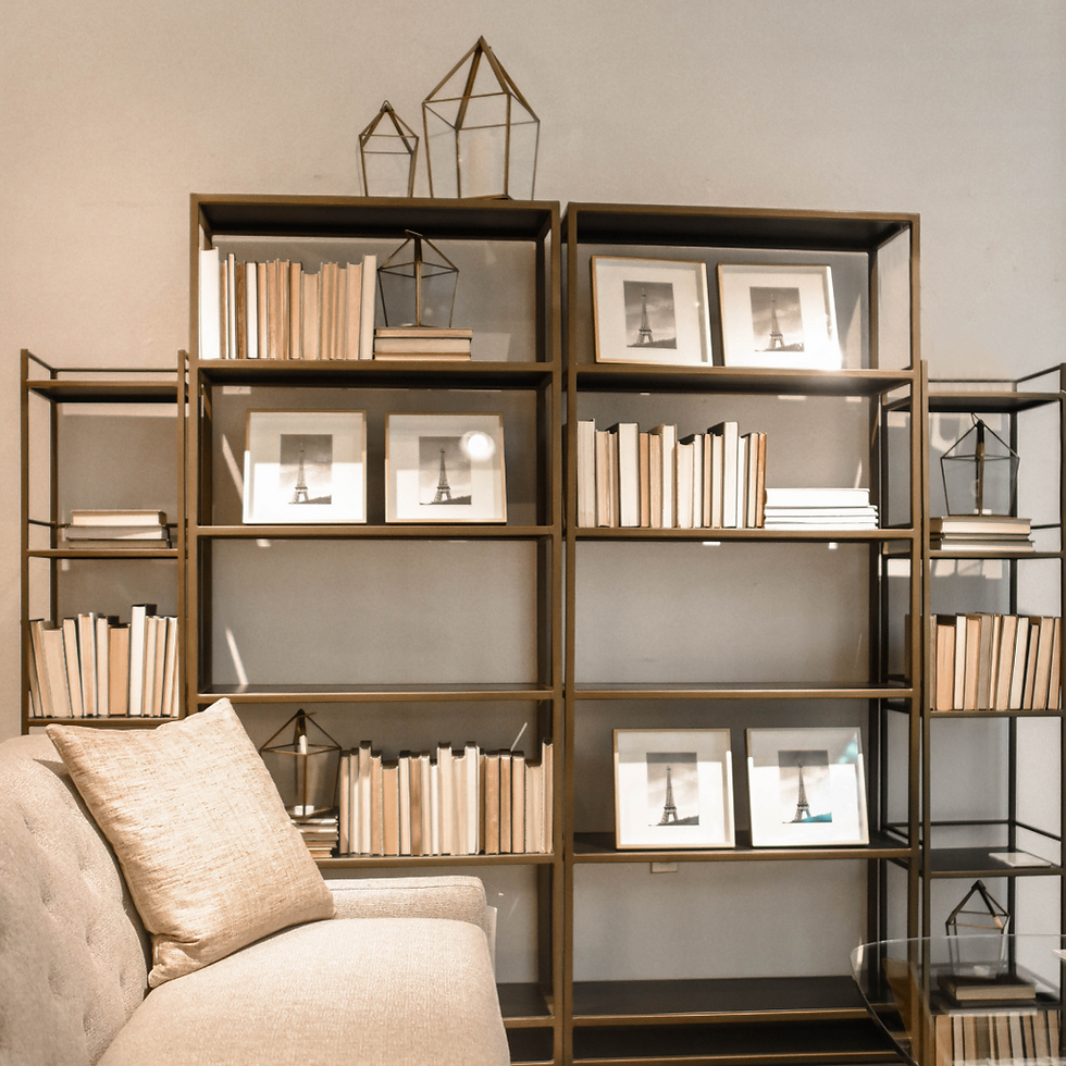 Home decor bookshelf
