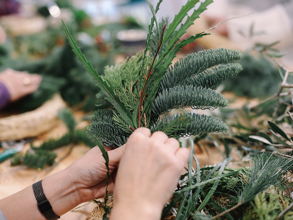 Thumbnail: Christmas Wreath Workshop - Cranfield Village