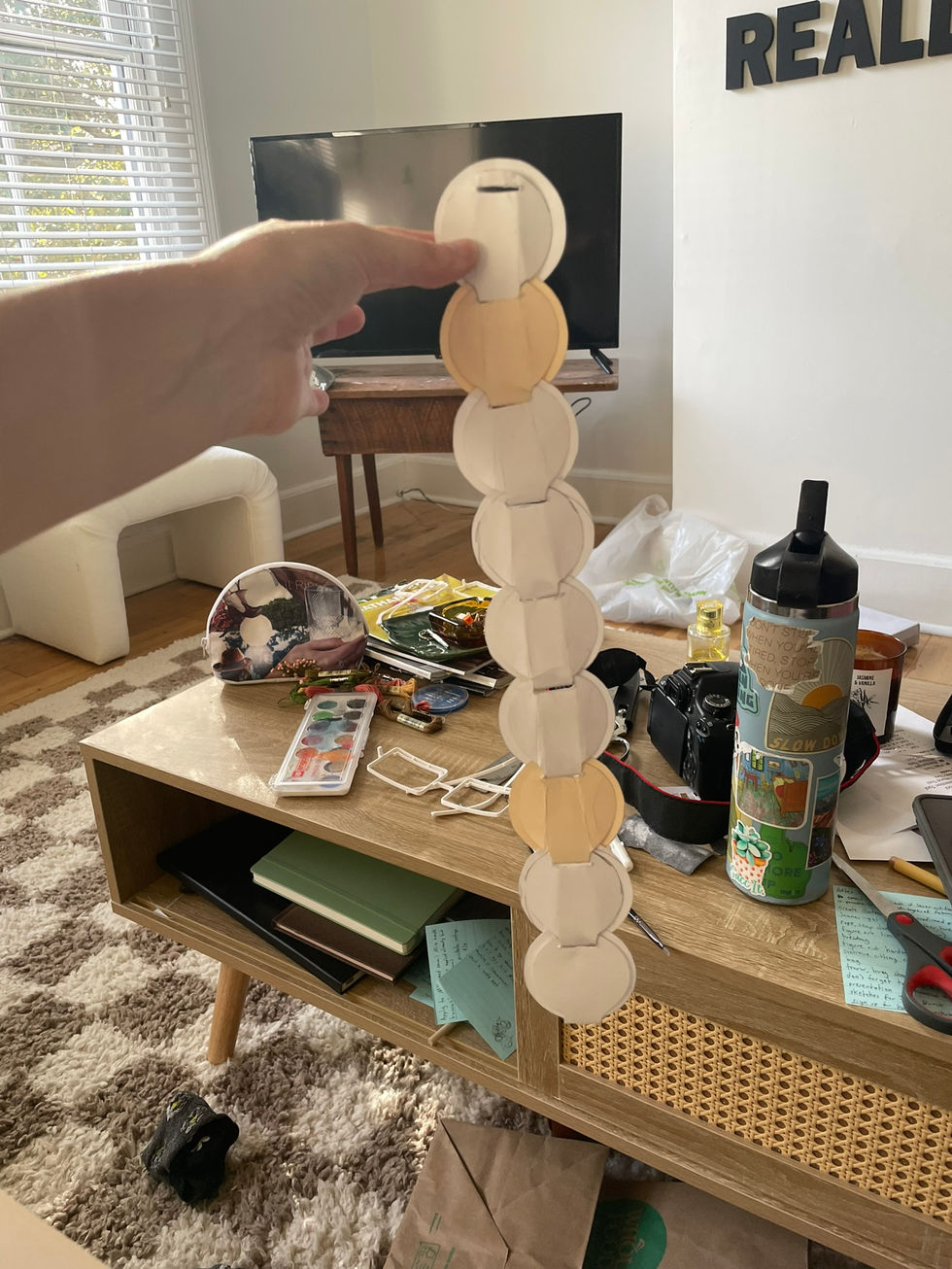 paper chain mock-up