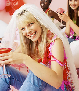 Glückliche Bachelorette