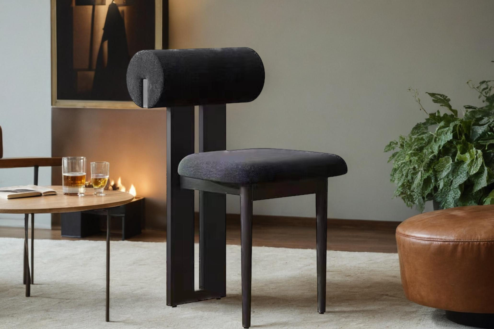 Arc Fusion Velvet Chair