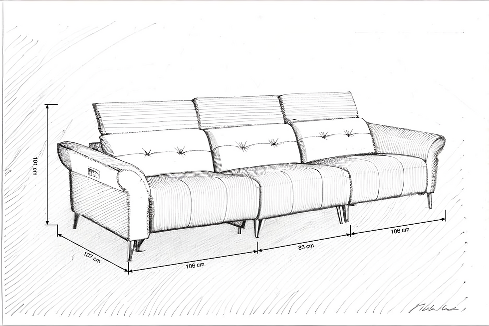 Thumbnail: Flawless Electric Recliner Sofa