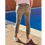 Miniatura: Pantalones de pana verde oliva, vista trasera