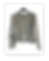 Suéter gris claro, cuello redondo, manga larga, TOPIXMODA