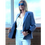 Miniatura: Mujer elegante en traje azul claro
