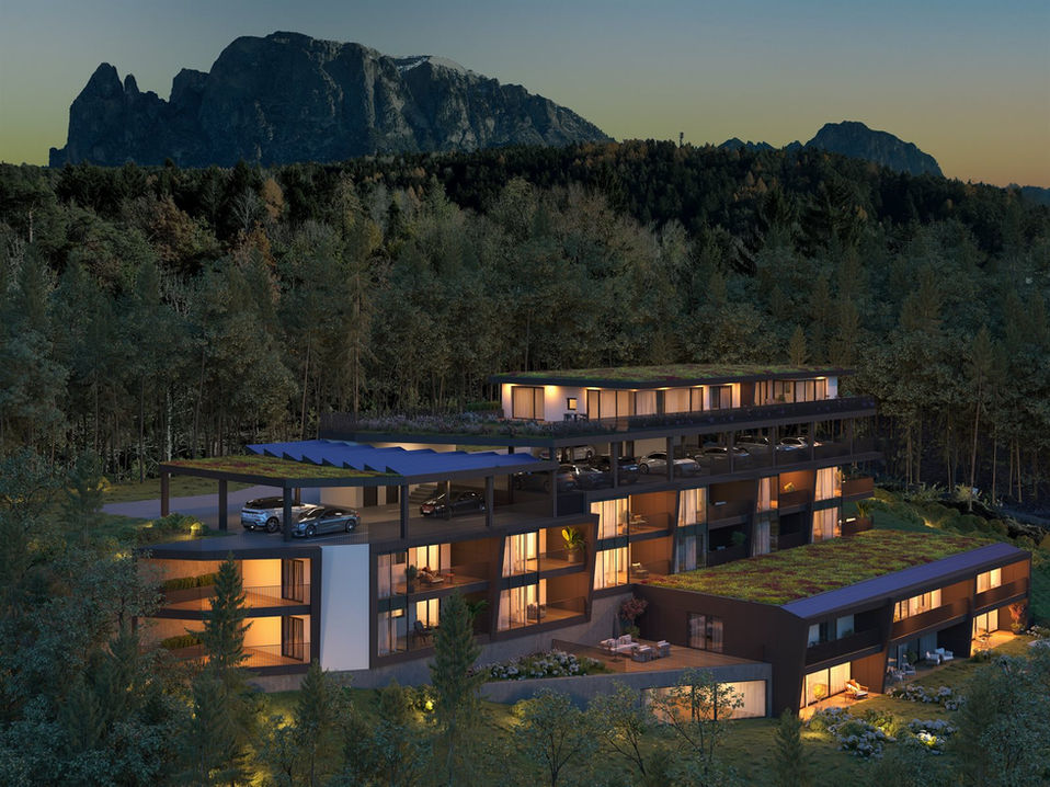 3D Visualisierung Völs am Schlern Schweigkofler Immobilien Rendering Südtirol Agentur für Visualisieurng