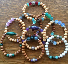 Gemstone Mala Bracelets