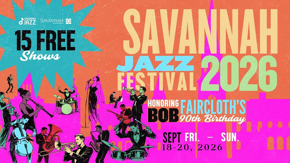 The Savannah Jazz Festival Returns to Forsyth Park, A Short Walk From Our Door