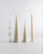 Velas cónicas con aroma, para portavelas, candelero, candelabro