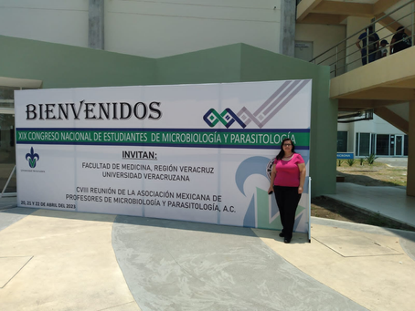 Asistencia al XIX CONGRESO NACIONAL DE ESTUDIANTES DE MICROBIOLOGÍA Y PARASITOLOGÍA