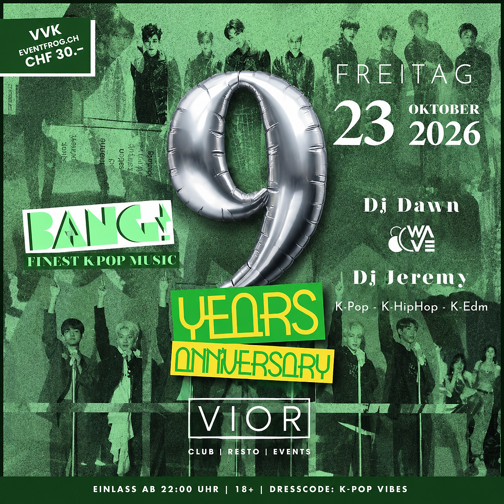 Bang! K-Pop - 9 Years Anniversary