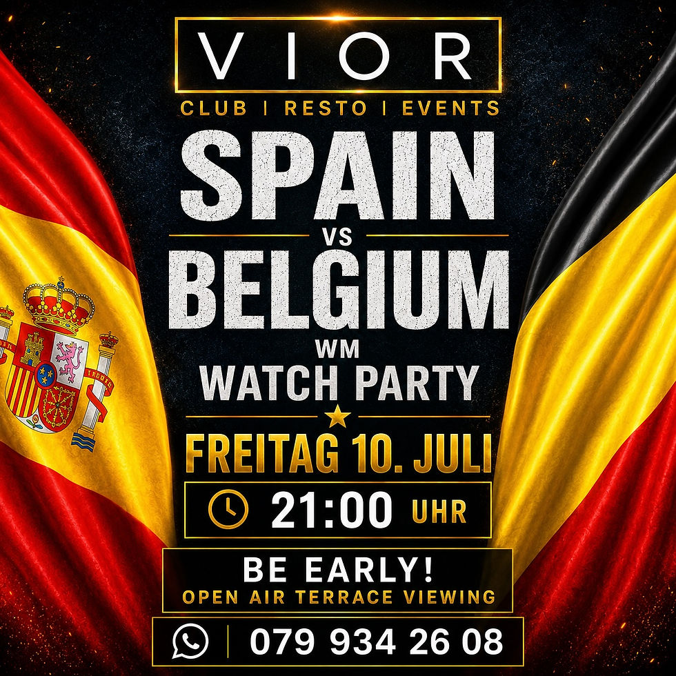 Spain vs Belgium – WM Watch Party im VIOR
