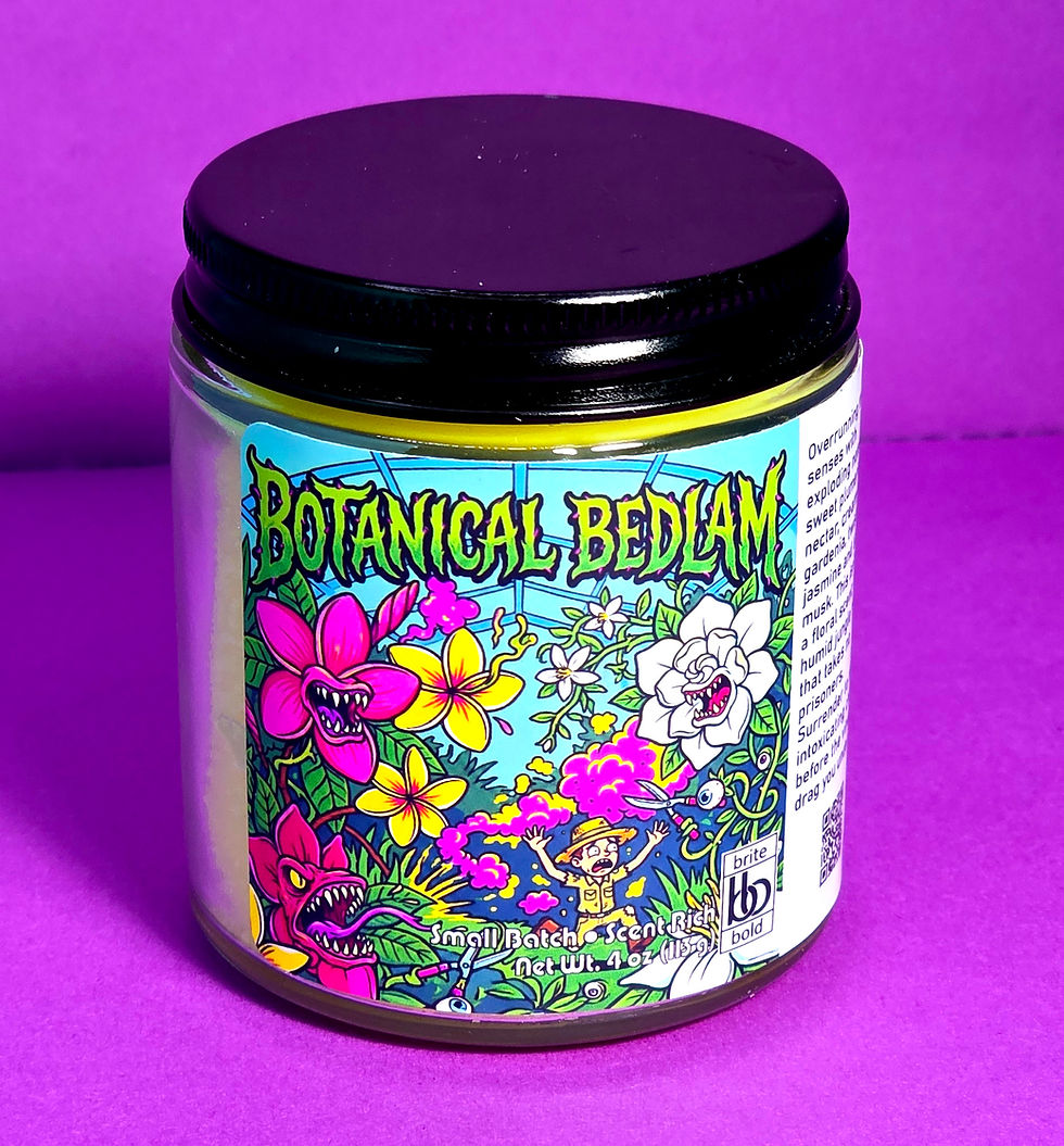 small yellow candle on purple table