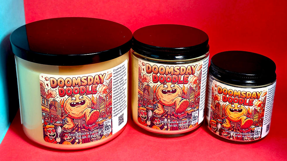 Thumbnail: three candles on a red table