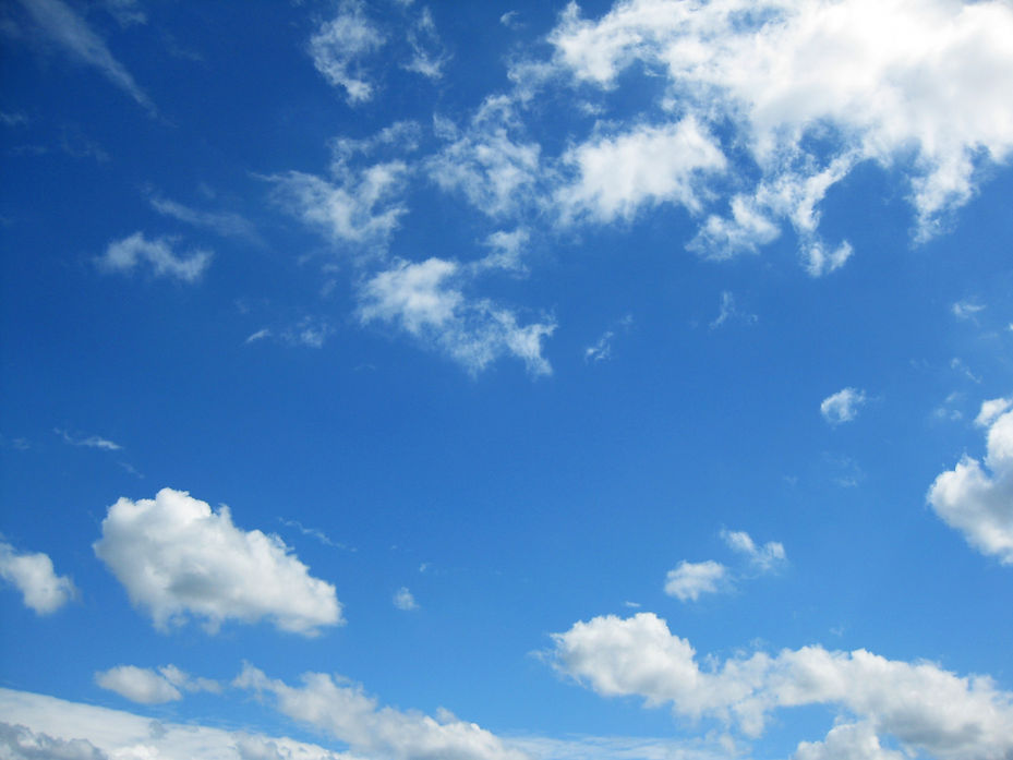 青空と雲