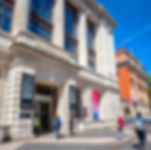 The entrance to the Science Museum in London.