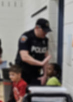 Hamilton Police crunch and visit at St. Michael Catholic Elementary School