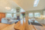 View of Living Room from Kitchen Island
