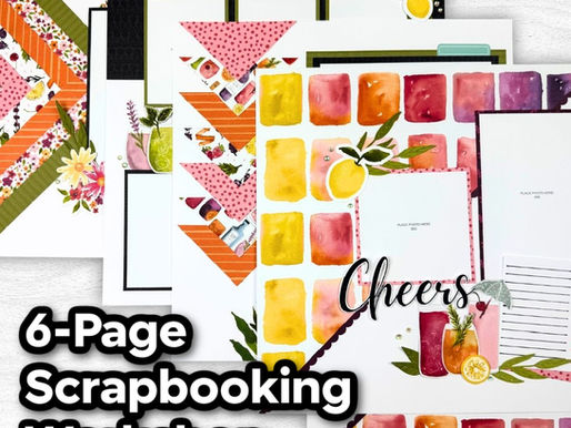 Celebratory Sips Scrapbooking Guide